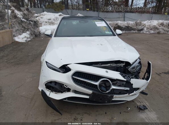 W1KAF4HB3SR241734 2025 MERCEDES-BENZ C-CLASS White Սարքավորումների վահանակի տեսք