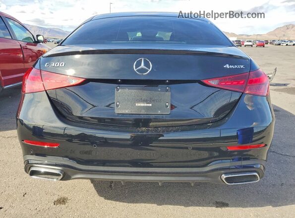 W1KAF4HB3SR297995 2025 MERCEDES-BENZ C Black Vista trasera