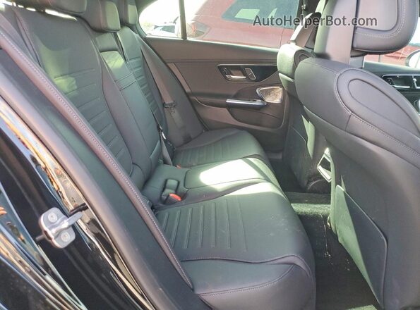 W1KAF4HB3SR297995 2025 MERCEDES-BENZ C Black Vista de los asientos traseros
