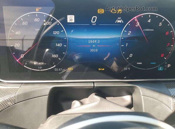W1KAF4HB3SR297995 2025 MERCEDES-BENZ C Black Vista del cuadro de instrumentos