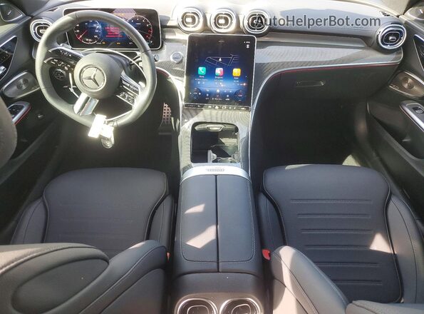 W1KAF4HB3SR297995 2025 MERCEDES-BENZ C Black Vista del salpicadero