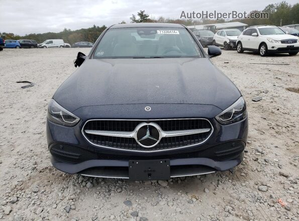 W1KAF4HB4NR019501 2022 MERCEDES-BENZ C Blue Front view