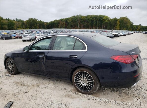W1KAF4HB4NR019501 2022 MERCEDES-BENZ C Blue Rear left