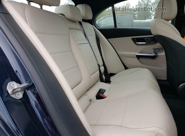 W1KAF4HB4NR019501 2022 MERCEDES-BENZ C Blue Rear seats view