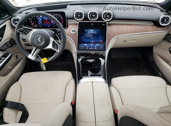 W1KAF4HB4NR019501 2022 MERCEDES-BENZ C Blue Dashboard view