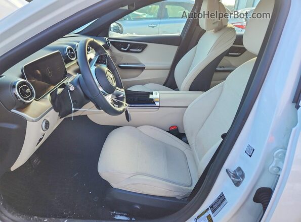 W1KAF4HBXRR219398 2024 MERCEDES-BENZ C White Front interior view