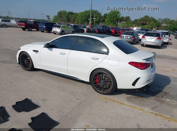 W1KAF8AB3RR221754 2024 MERCEDES-BENZ AMG C 63 Белый Задняя левая четверть