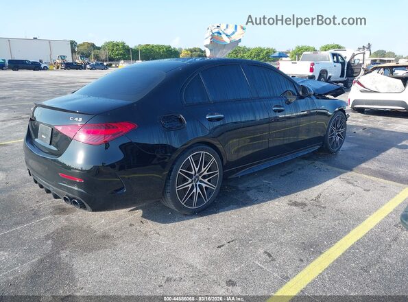 W1KAF8HB0RR198679 2024 MERCEDES-BENZ AMG C 43 Black Trasero derecho