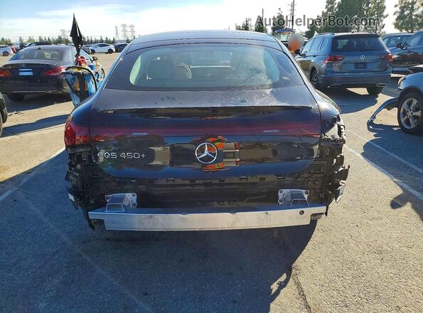 W1KCG2DB1NA012052 2022 MERCEDES-BENZ EQS Black Вид ззаду