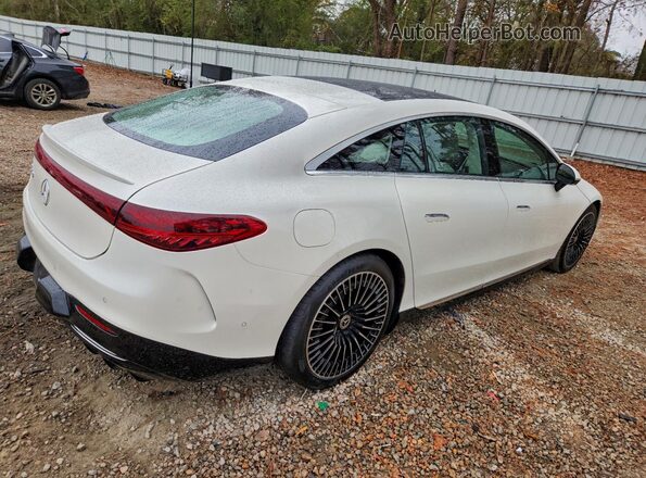 W1KCG2DB2NA005935 2022 MERCEDES-BENZ EQS White Задня права чверть