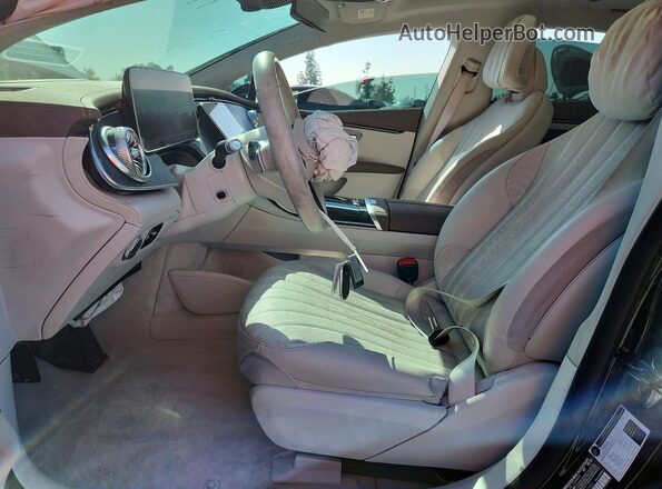 W1KCG2DB2NA012352 2022 MERCEDES-BENZ EQS Black Vista interior delantera