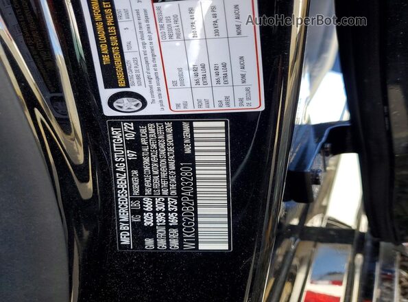 W1KCG2DB2PA032801 2023 MERCEDES-BENZ EQS Black Vista interior de 360 grados