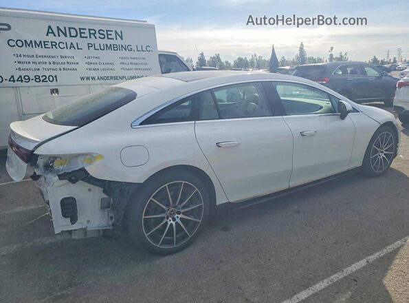 W1KCG2DB4NA015219 2022 MERCEDES-BENZ EQS White Tył prawy