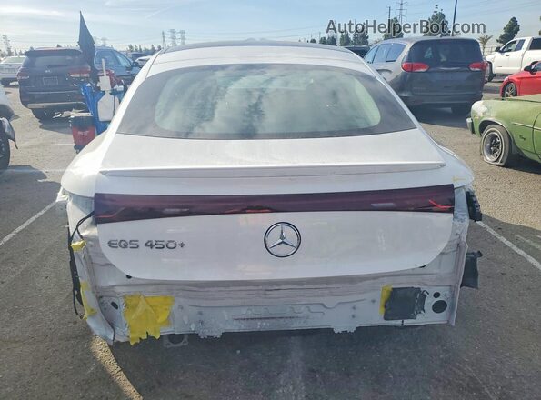 W1KCG2DB4NA015219 2022 MERCEDES-BENZ EQS White Widok z tyłu