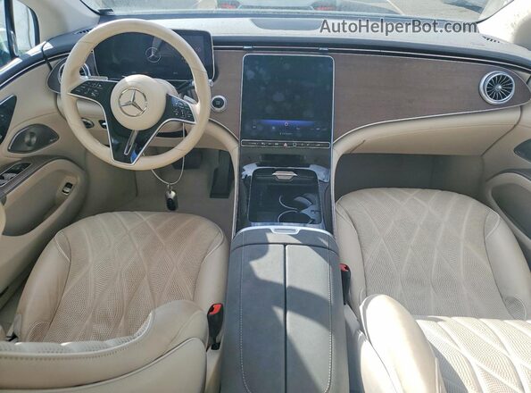 W1KCG2DB4NA015219 2022 MERCEDES-BENZ EQS White Widok deski rozdzielczej