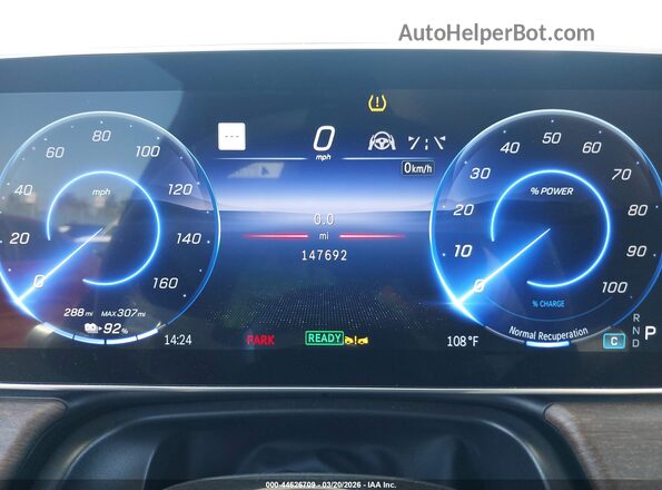 W1KCG2EBXPA042832 2023 MERCEDES-BENZ EQS 450 Black უკანა სავარძლების ხედი