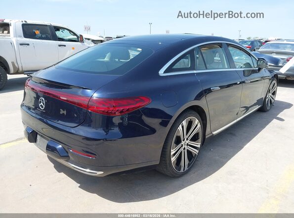 W1KCG4EB4NA002089 2022 MERCEDES-BENZ EQS 580 Dark Blue Հետևի աջ