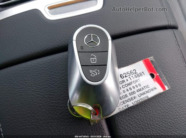 W1KEG2CB2RF046990 2024 MERCEDES-BENZ EQE 500 Черный 