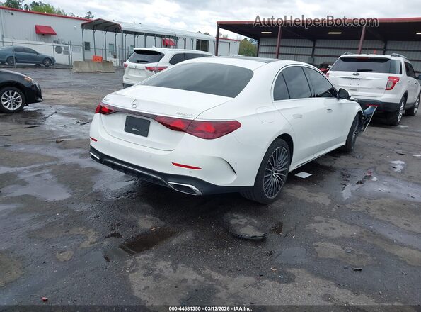 W1KLF4HB7RA008909 2024 MERCEDES-BENZ E-CLASS White უკანა მარჯვენა