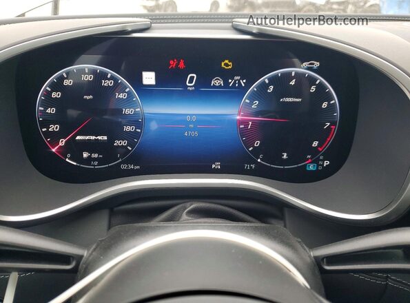 W1KRJ8AB6RF002452 2024 MERCEDES-BENZ AMG Gray Սարքավորումների վահանակի տեսք