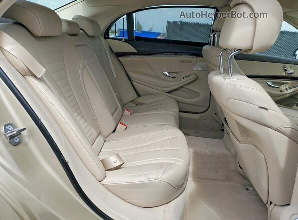 W1KUG8DB4LA532461 2020 MERCEDES-BENZ S Beige უკანა სავარძლების ხედი