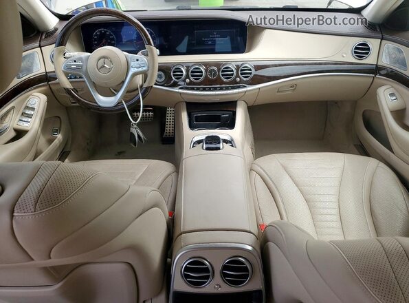 W1KUG8DB4LA532461 2020 MERCEDES-BENZ S Beige წინა პანელის ხედი