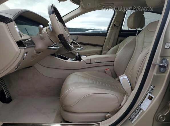 W1KUG8DB4LA532461 2020 MERCEDES-BENZ S Beige წინა სალონის ხედი