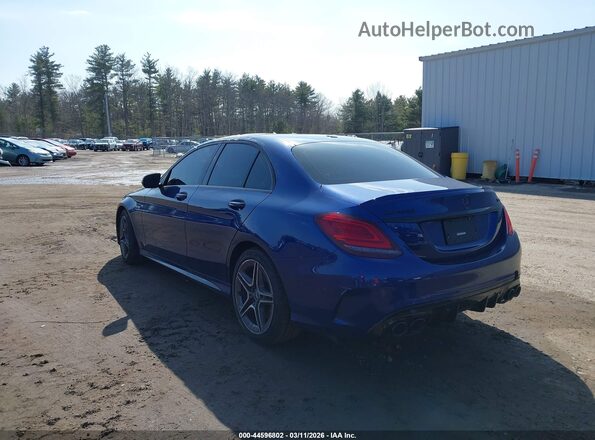 W1KWF6EB1MR621888 2021 MERCEDES-BENZ AMG C 43 Blue Trasero izquierdo