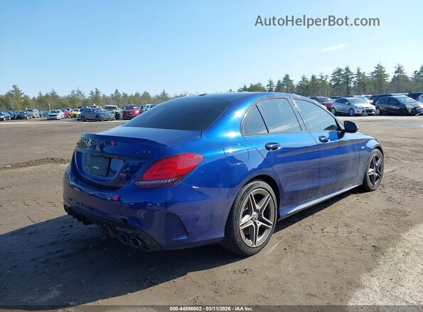 W1KWF6EB1MR621888 2021 MERCEDES-BENZ AMG C 43 Blue Trasero derecho
