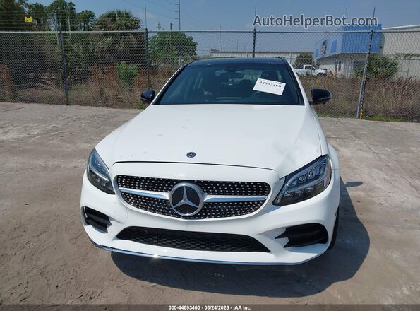 W1KWF6EB7MR642096 2021 MERCEDES-BENZ AMG C 43 White წინა ხედი
