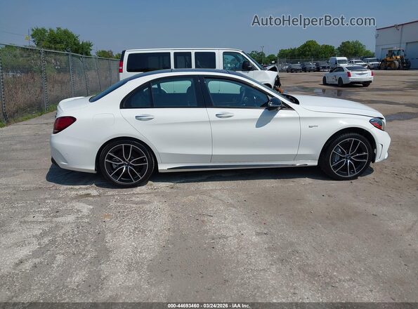 W1KWF6EB7MR642096 2021 MERCEDES-BENZ AMG C 43 White უკანა სალონის ხედი