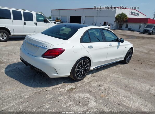 W1KWF6EB7MR642096 2021 MERCEDES-BENZ AMG C 43 White უკანა მარჯვენა