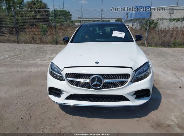 W1KWF6EB7MR642096 2021 MERCEDES-BENZ AMG C 43 White ხელსაწყოთა პანელის ხედი