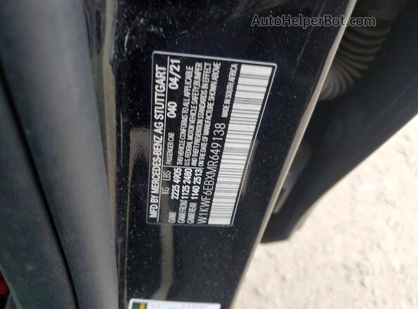 W1KWF6EBXMR649138 2021 MERCEDES-BENZ C Charcoal Engine compartment view