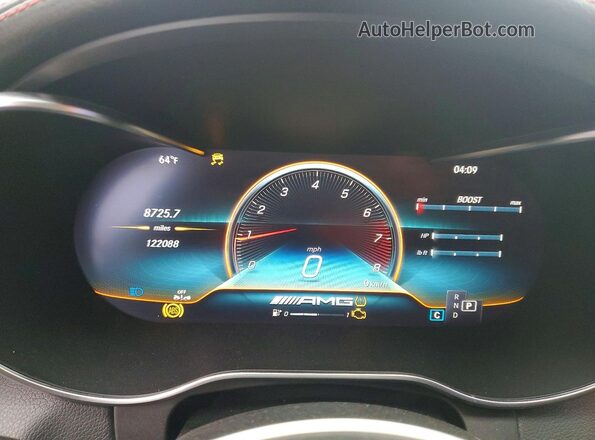 W1KWF6EBXMR649138 2021 MERCEDES-BENZ C Charcoal Instrument cluster view