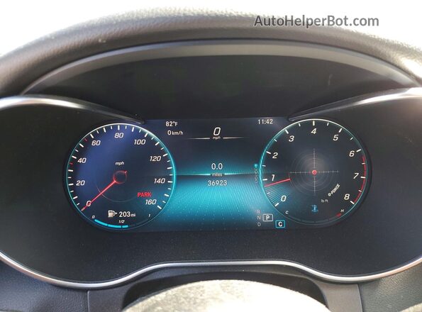W1KWF8DB0MR643619 2021 MERCEDES-BENZ C Gray Widok zestawu wskaźników