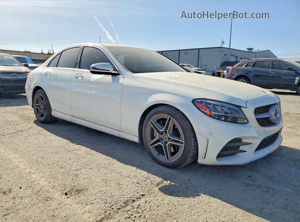 W1KWF8DB0MR650392 2021 MERCEDES-BENZ C White Передня права чверть