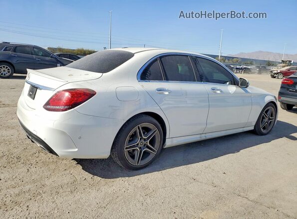 W1KWF8DB0MR650392 2021 MERCEDES-BENZ C White Задня права чверть