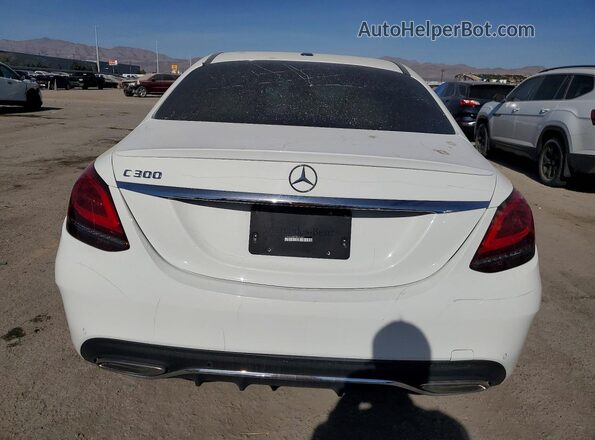 W1KWF8DB0MR650392 2021 MERCEDES-BENZ C White Вид ззаду