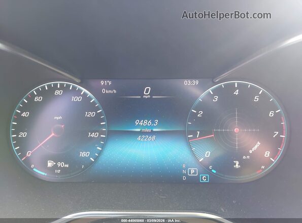 W1KWF8DB1LR595109 2020 MERCEDES-BENZ C-CLASS Синий Вид задних сидений