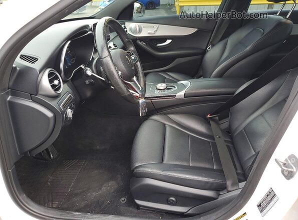 W1KWF8DB1MR627560 2021 MERCEDES-BENZ C White წინა სალონის ხედი