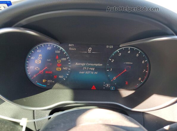 W1KWF8DB4MR652811 2021 MERCEDES-BENZ C Gray ხელსაწყოთა პანელის ხედი