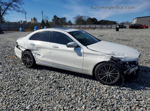 W1KWF8DB4MR653506 2021 MERCEDES-BENZ C Белый Передняя правая четверть