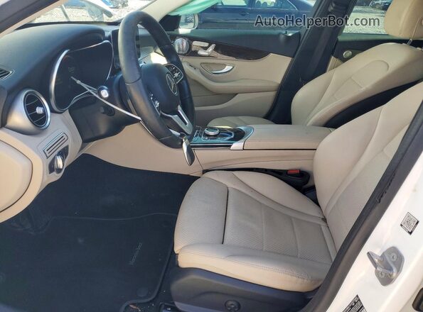 W1KWF8DB4MR653506 2021 MERCEDES-BENZ C Белый Вид салона спереди