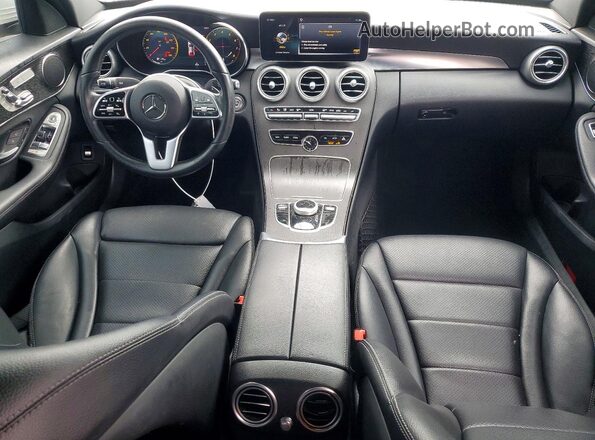W1KWF8DB6MR633130 2021 MERCEDES-BENZ C White Widok deski rozdzielczej