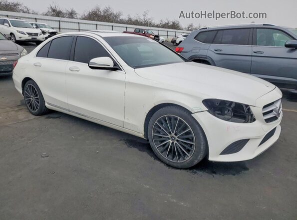 W1KWF8DB6MR633130 2021 MERCEDES-BENZ C White Przód prawy