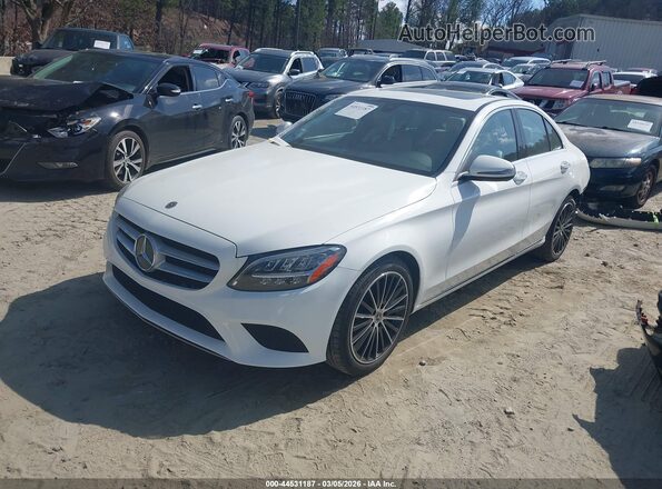 W1KWF8DB6MR644516 2021 MERCEDES-BENZ C-CLASS White Առջևի ձախ երեք քառորդ տեսարան