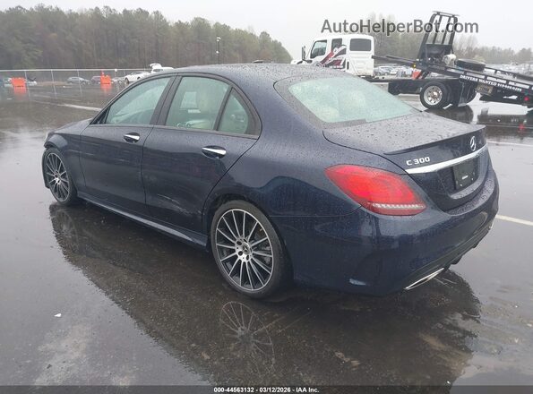 W1KWF8DB7LR582753 2020 MERCEDES-BENZ C-CLASS Blue Rear left
