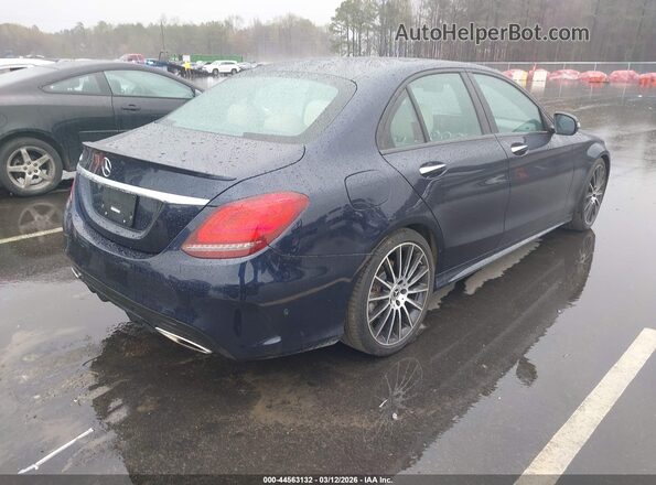 W1KWF8DB7LR582753 2020 MERCEDES-BENZ C-CLASS Blue Rear right