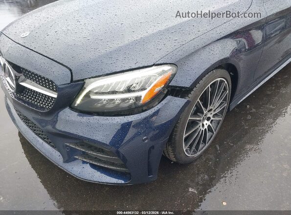 W1KWF8DB7LR582753 2020 MERCEDES-BENZ C-CLASS Blue Front view